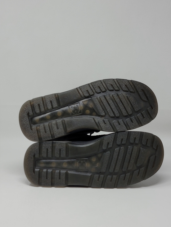 Dr. Martens Crewson Combat Boots Black Nubuck Lace Up Men's Size 4 New - Picture 7 of 10